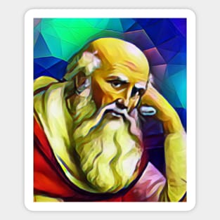 St. Jerome Colourful Portrait | St. Jerome Artwork 7 Magnet